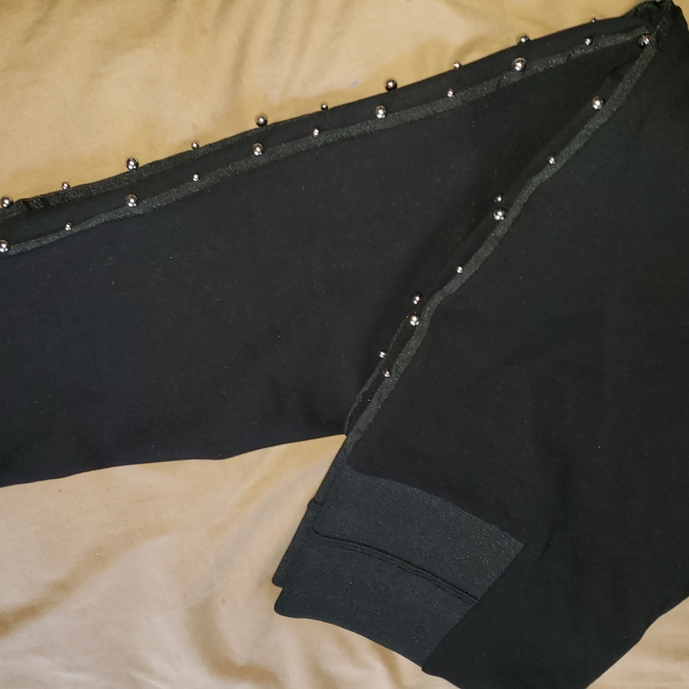 ELOQUII TYXEDO STRIPE STUDDED PANTS NEW 18W